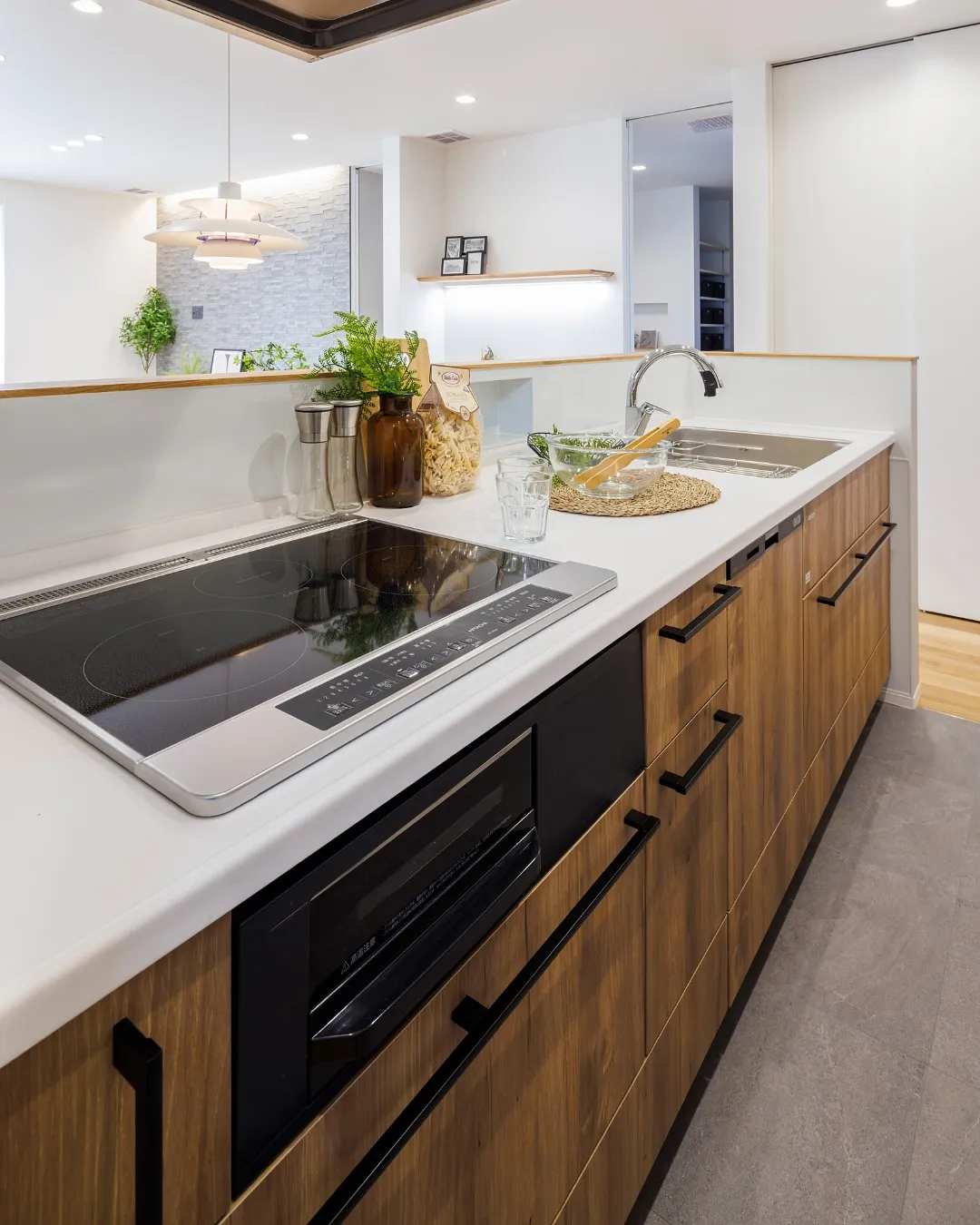 【見渡せるキッチン】