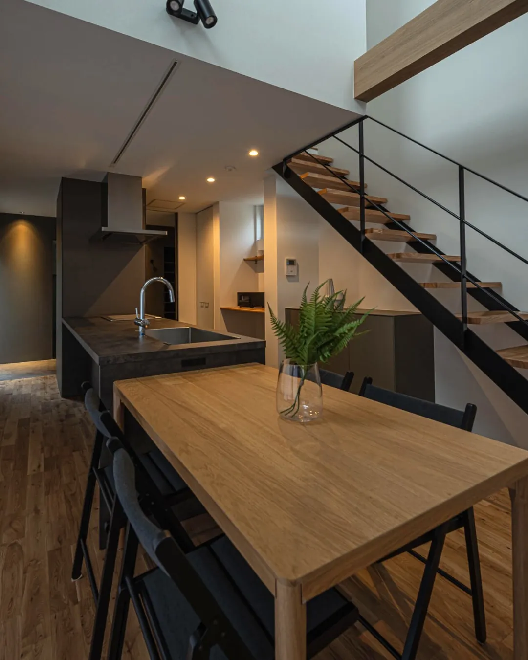 【魅せる鉄骨階段がお気に入り】